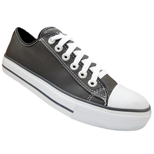 all star cano baixo couro