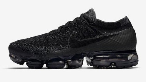 nike vapormax todo preto