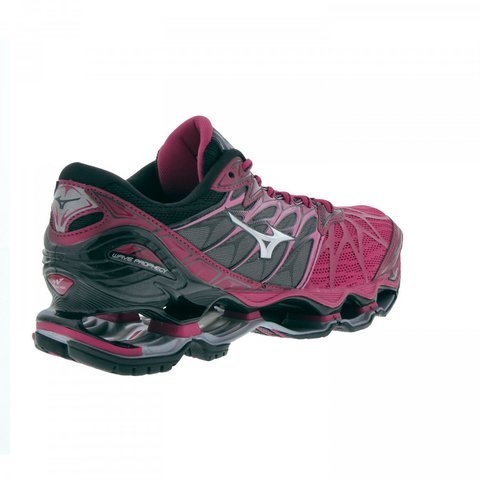 mizuno wave prophecy 7 preto e rosa