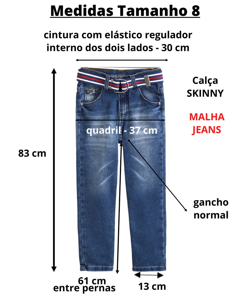 calça malha jeans