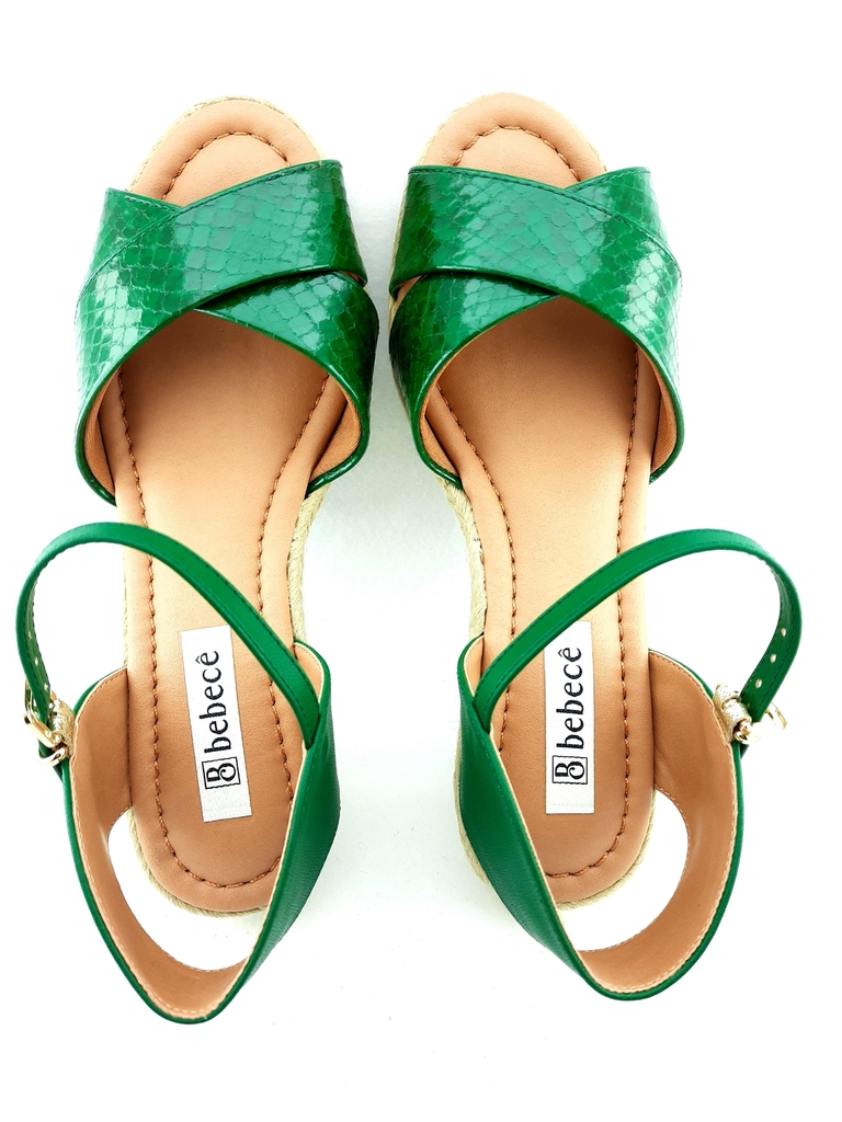 sandalia bebece verde