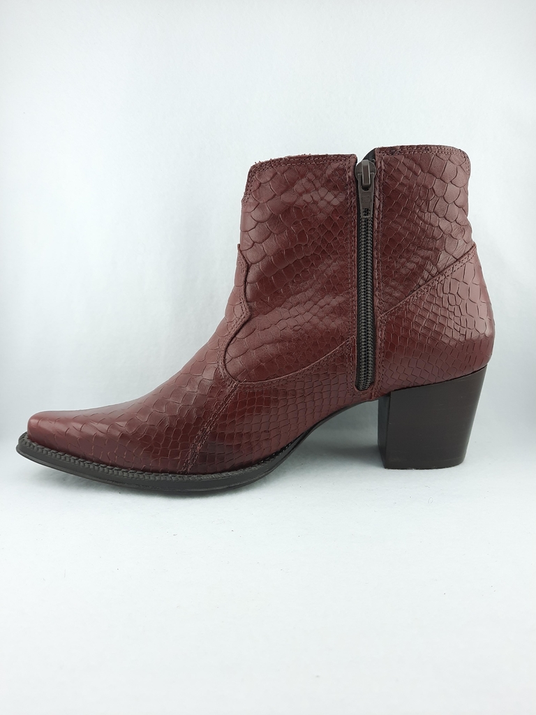 bota bordo feminina