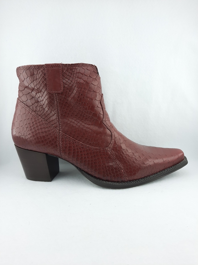 bota bordo feminina