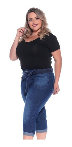 calça jeans corsario