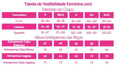 calça bailarina dicorpo