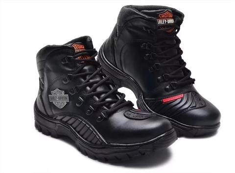 bota harley davidson cano alto