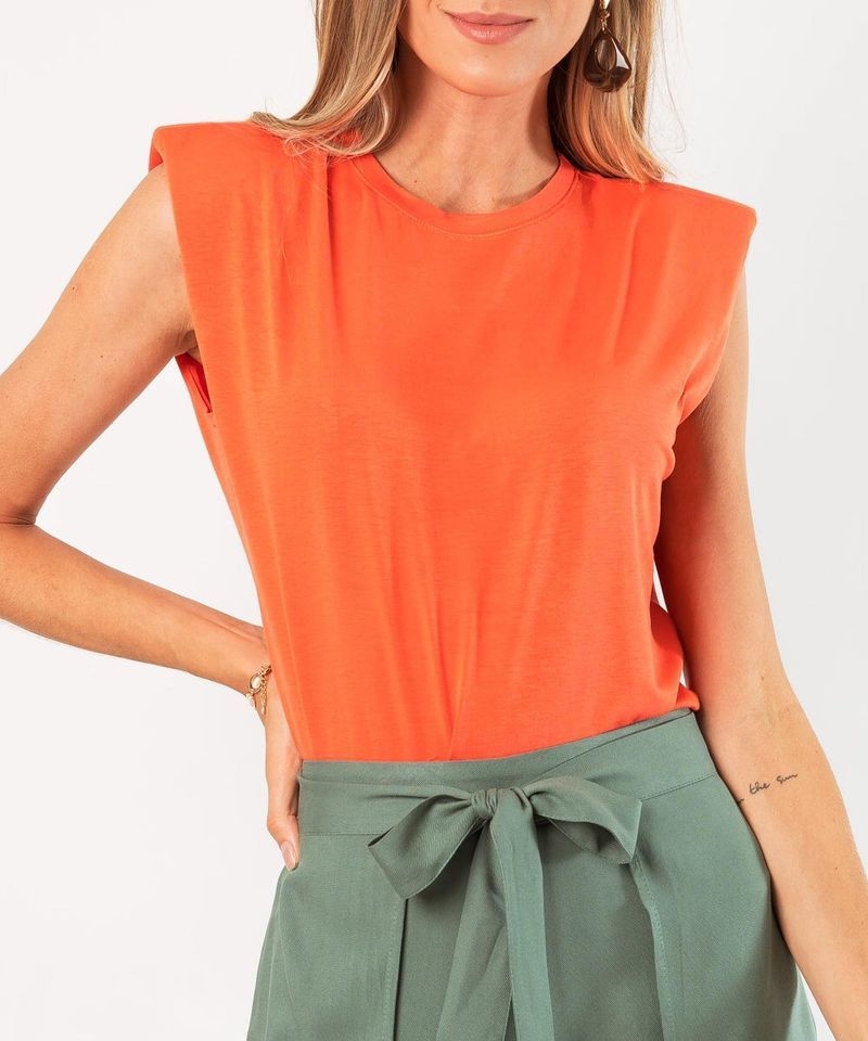 blusa feminina laranja