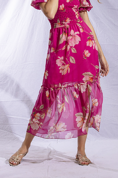 saia midi pink