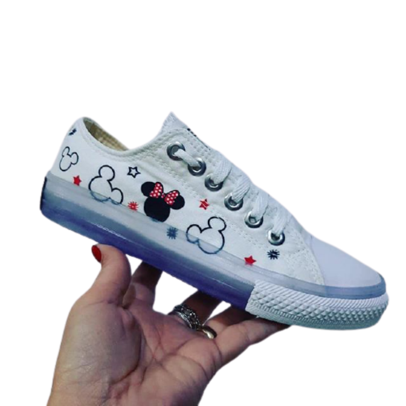 all star cano curto azul