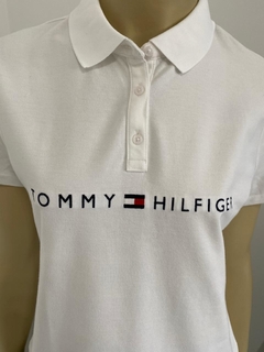 camisa polo branca tommy hilfiger