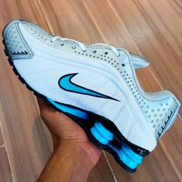 Nike 4 Molas Azul E Branco Outlet, SAVE 50%.
