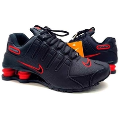 nike 4 molas vermelho e preto