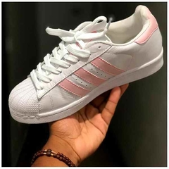 tenis adidas listra rosa