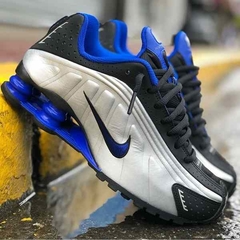 nike shox preto com prata