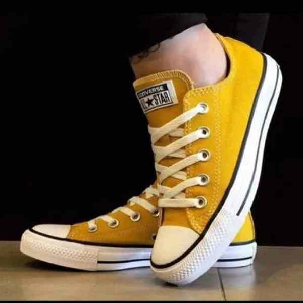 all star cano alto amarelo mostarda