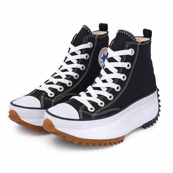 all star vermelho plataforma cano alto