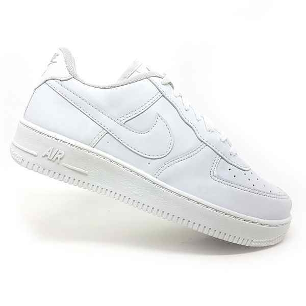 nike branco couro