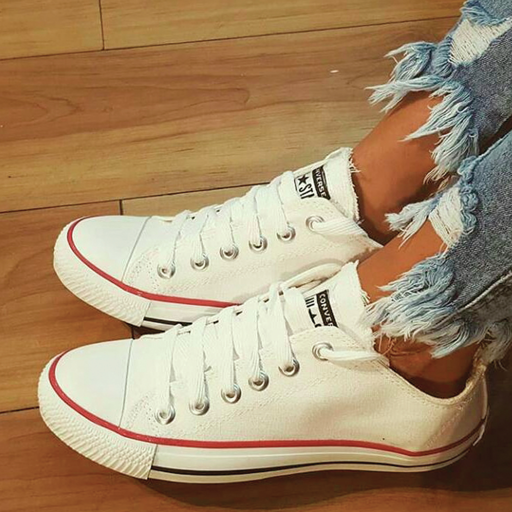 ICOMPRE 2 DE CADA CAJA converse blancas altas sin plataforma Y OBTENGA UN  70% DE DESCUENTO!