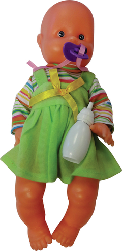 muñeca con mamadera
