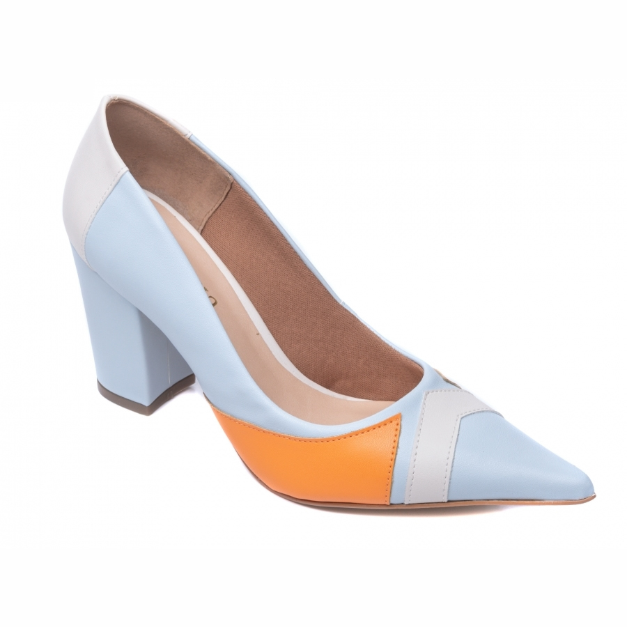 sapato scarpin off white