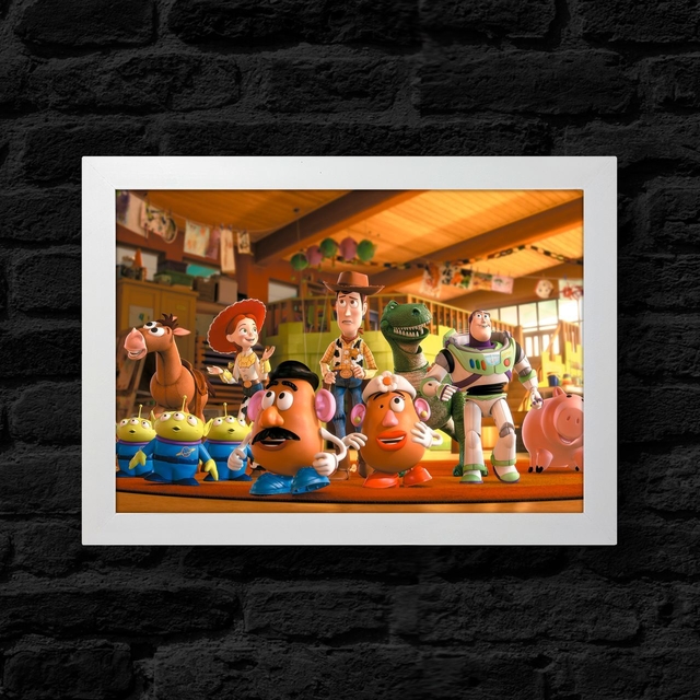 Quadro E Poster Toy Story Quadros4you