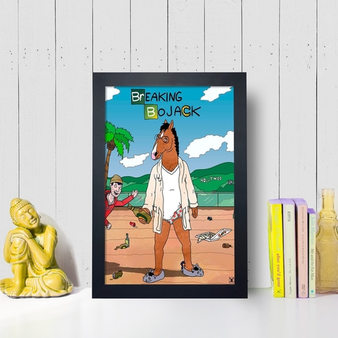 Quadro E Poster Bojack Horseman Quadros4you