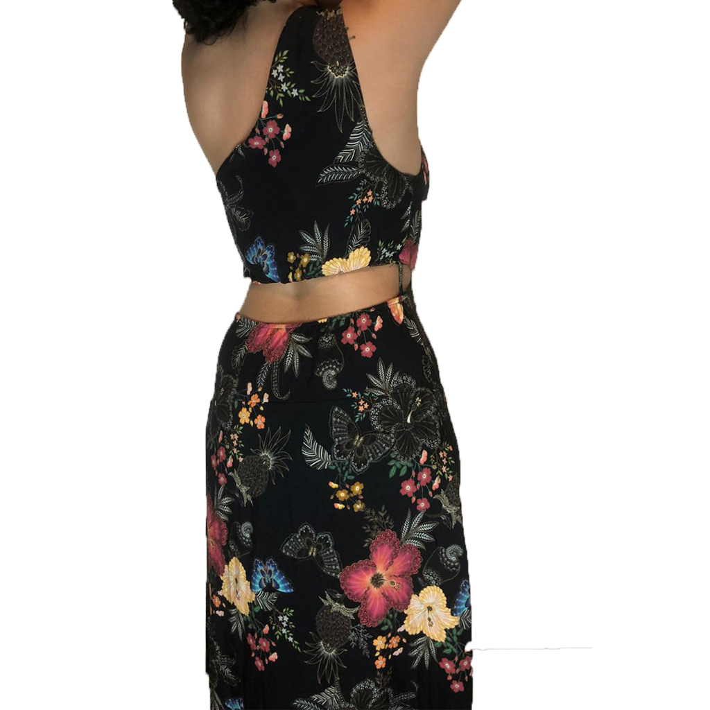 vestido flor de luz farm