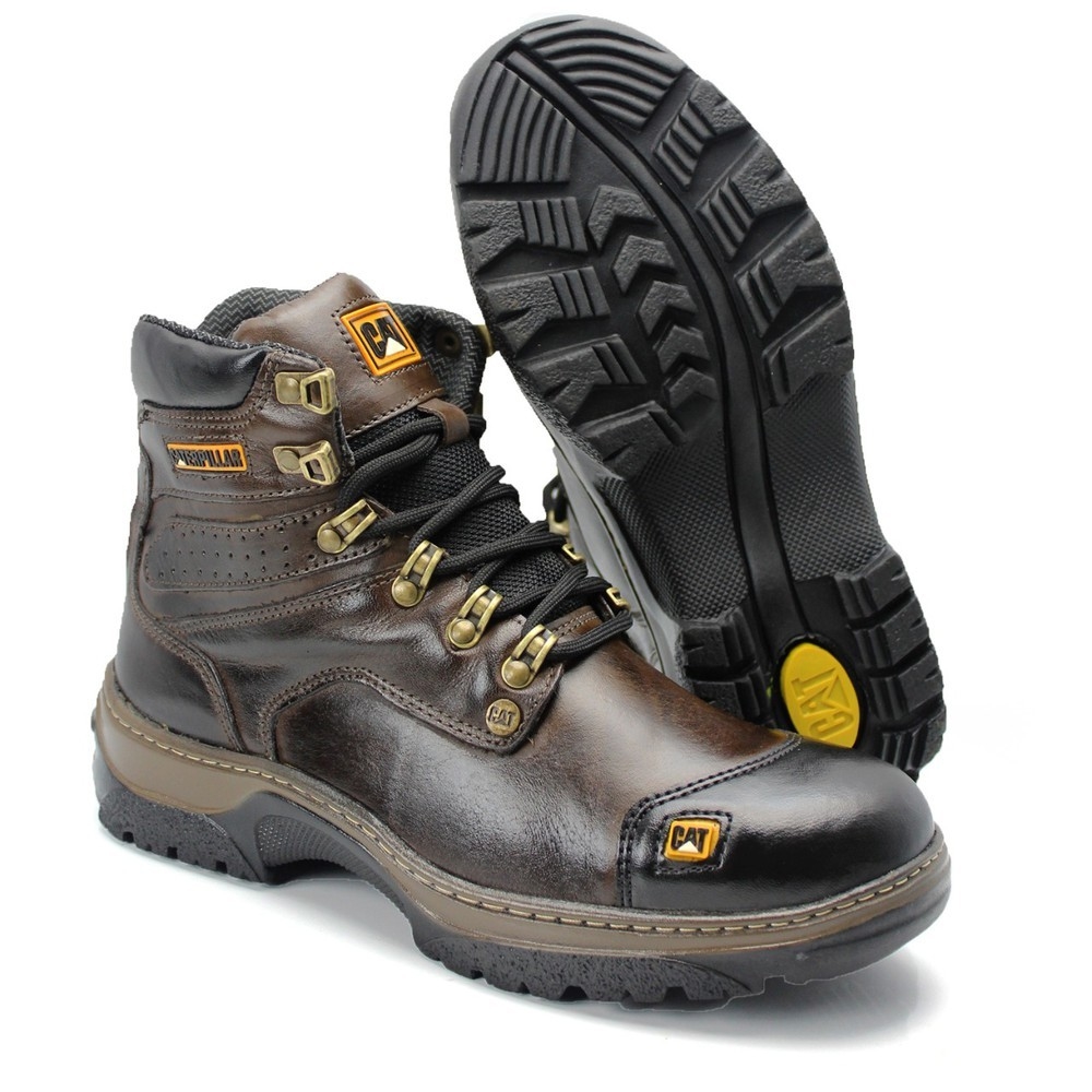 bota masculina caterpillar 2189 castanho