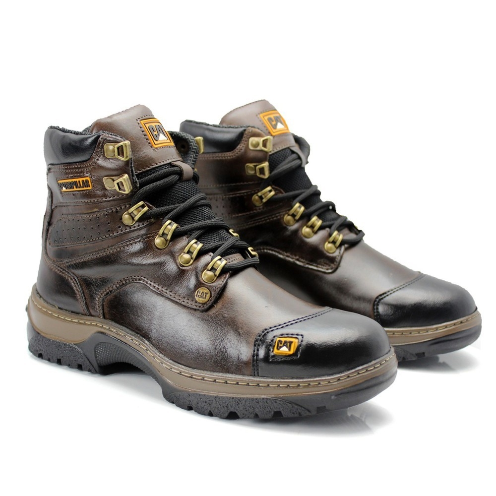 bota masculina caterpillar 2189 castanho