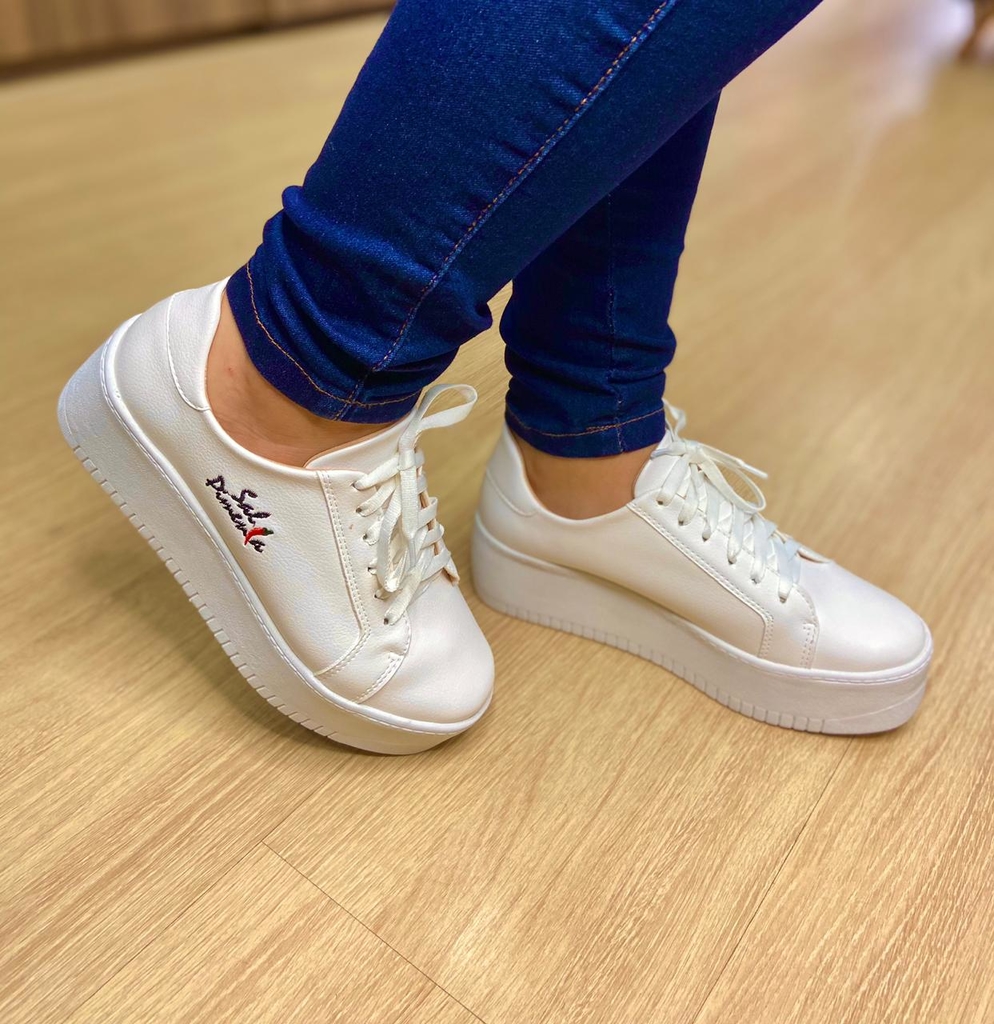 tenis plataforma sal e pimenta