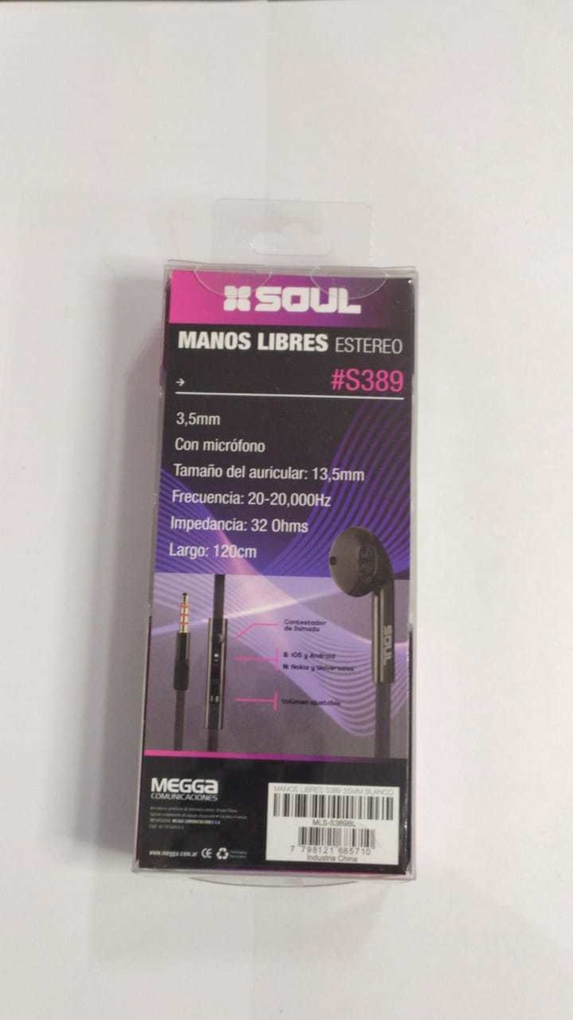 auriculares soul s389