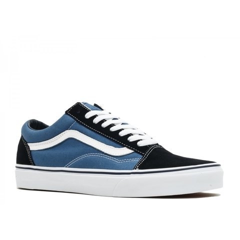 vans azul com preto