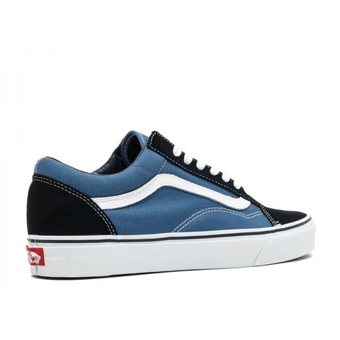 tenis vans azul com preto