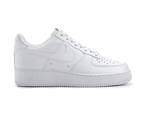 Tenis Nike Air Force 1 Mid Couro Branco