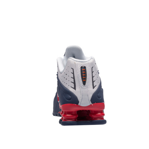 nike shox azul e vermelho