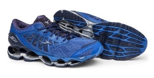 mizuno wave azul