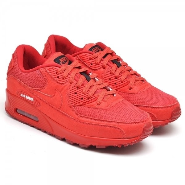 nike air max 90 vermelho e branco