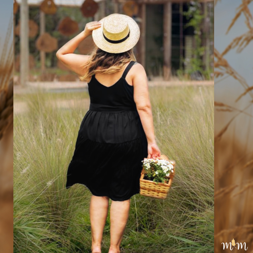 vestido midi verde tiffany