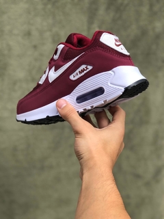 air max 90 vermelho feminino