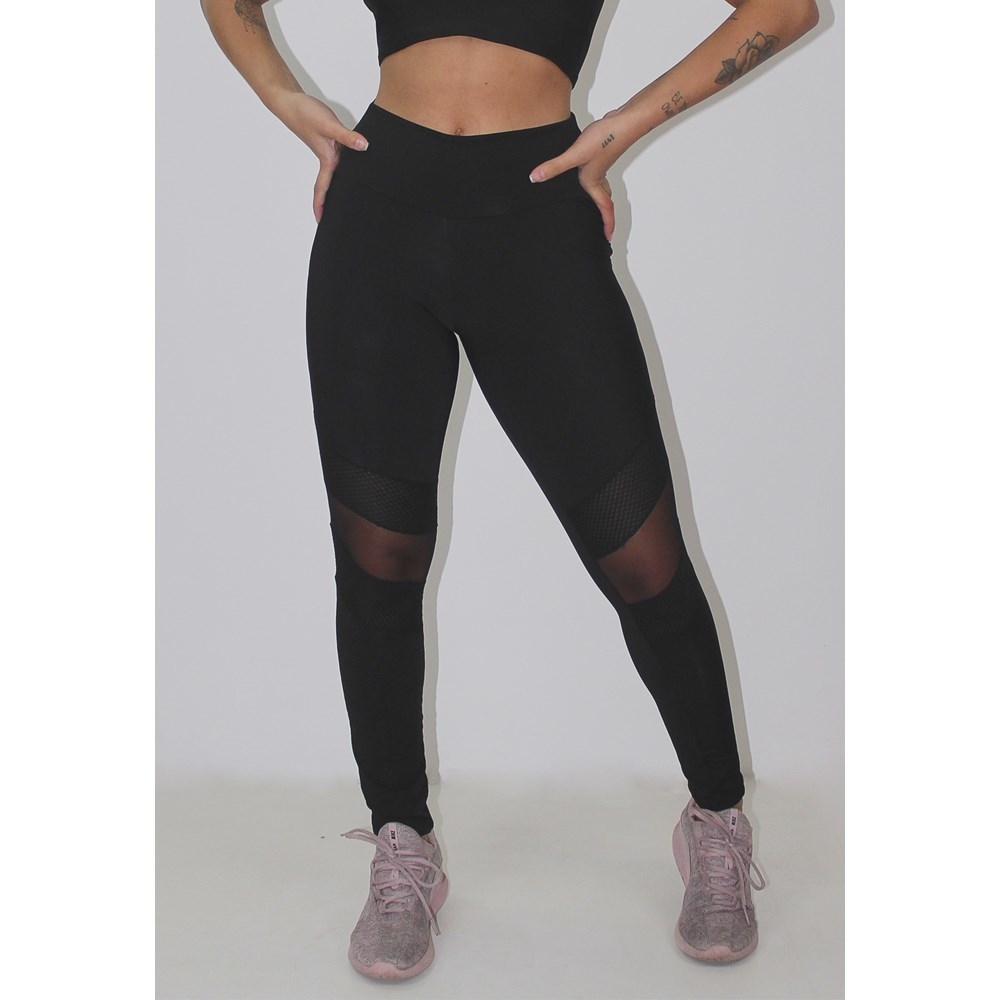 calça legging fitness preta