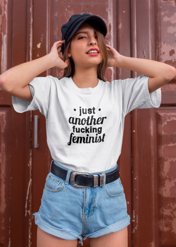 Camiseta Feminista Tumblr - Just another fckng feminist