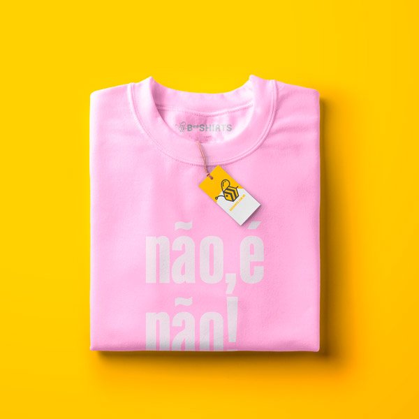 Não é não - Camiseta Não É Não - Camiseta feminista Beeshirts