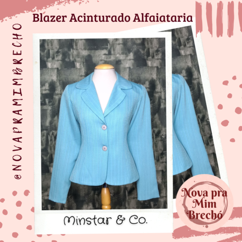 blazer alfaiataria acinturado
