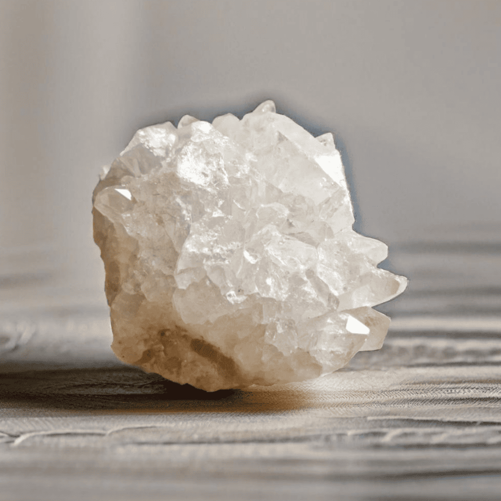 Drusa de Quartzo Cristal Natural 1,013kg - Purificação, Energia e Harmonia