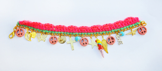 tobillera crochet