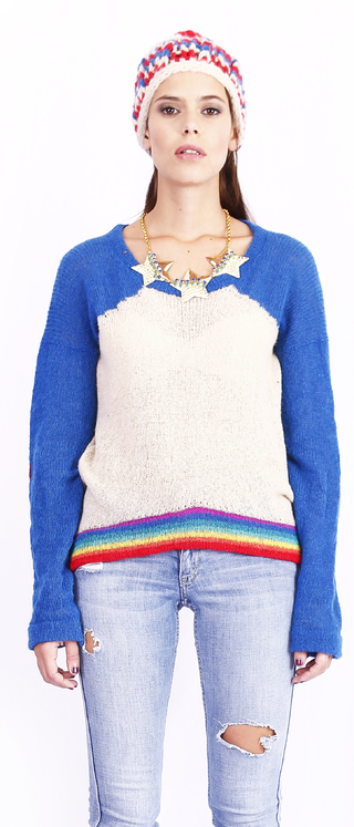 sweater rainbow