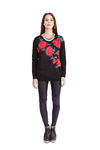 sweater rosas