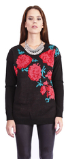 sweater rosas