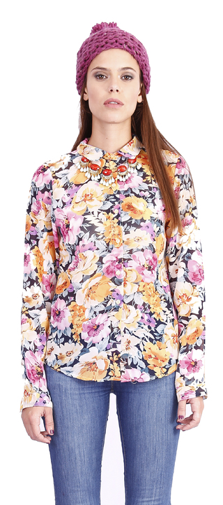 camisa flower