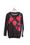 sweater rosas